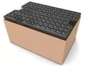 Plastic verpakking.